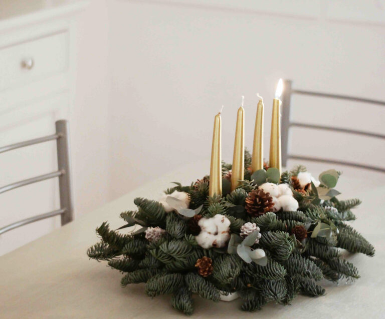 Fleurs et décorations de Noël à Albi 2